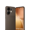 Vivo V60 5g Auto Focus Karbon Kapak - Kahverengi