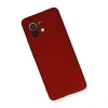 Xiaomi Mi 11 Kılıf First Silikon - Bordo