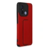 Xiaomi Redmi 12c Kılıf Mega Standlı Silikon - Kırmızı