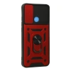 Xiaomi Redmi 9c Kılıf Pars Lens Yüzüklü Silikon - Kırmızı
