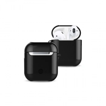 Airpods 2 (2.nesil) 3in1 Kılıf - Siyah