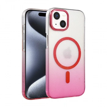 Apple İphone 14 Glossy Magsafe Kapak - Pembe