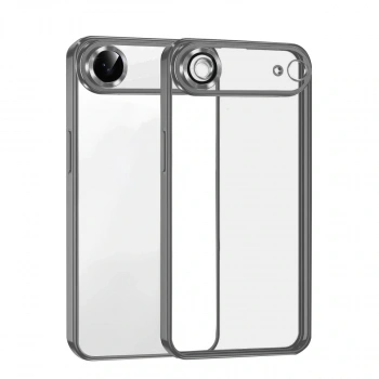 Apple İphone 17 Air Razer Lensli Silikon - Titan Gri