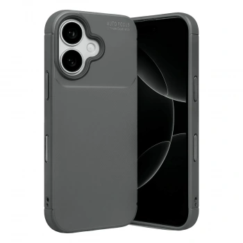 Apple İphone 17 Auto Focus Karbon Kapak - Gri