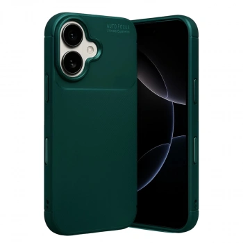 Apple İphone 17 Auto Focus Karbon Kapak - Koyu Yeşil