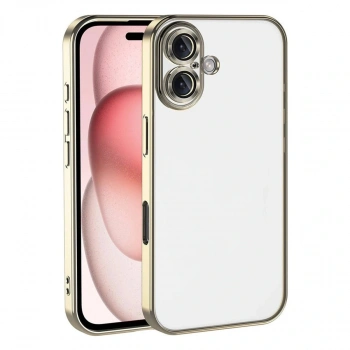 Apple İphone 17 Razer Lensli Silikon - Gold