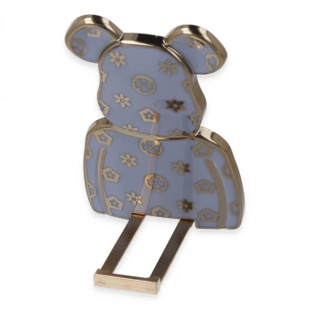 Astro Stand Ayıcık Desenli - Açık Mavi