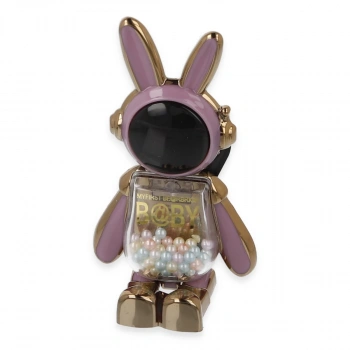 Astro Stand Tavşan Astronot - Mor