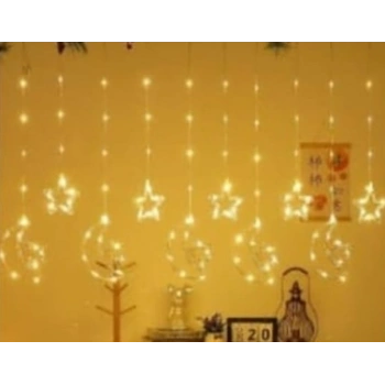 Ay Yıldız-yıldız Perde Led Mz-16-13