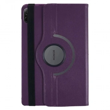 Huawei Honor Pad X8a Kılıf 360 Tablet Deri Kılıf - Mürdüm