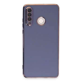 Huawei P30 Lite Kılıf Volet Silikon - Mavi
