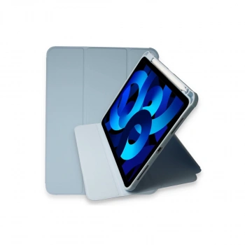 İpad Pro 11 (2021) Kılıf Ling 360 Kalemlikli Tablet Kılıf - Mavi