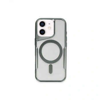 İphone 11 Kılıf Boyi Magsafe Silikon Kapak - Yeşil