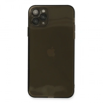 İphone 11 Pro Max Kılıf Fly Lens Silikon - Siyah