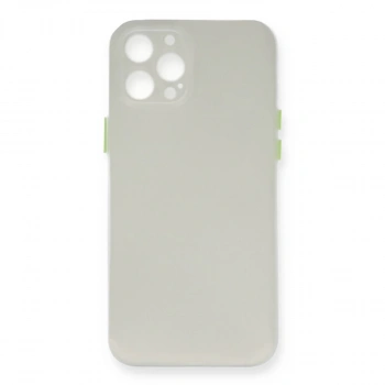 İphone 12 Pro Max Kılıf Pp Ultra İnce Kapak - Beyaz