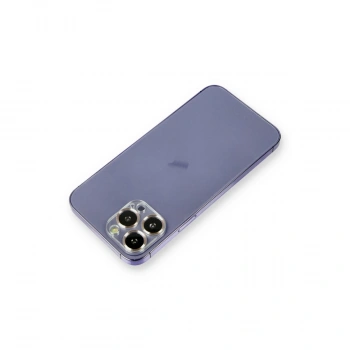 İphone 12 Pro Max Metal Kamera Lens Koruma Cam - Gold
