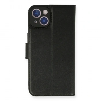 İphone 14 Kılıf Trend S Plus Kapaklı Kılıf - Siyah