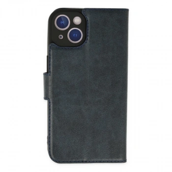 İphone 14 Plus Kılıf Trend S Plus Kapaklı Kılıf - Lacivert