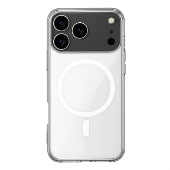 İphone 17 Pro Max Kılıf Magneticsafe Şeffaf Silikon - Şeffaf