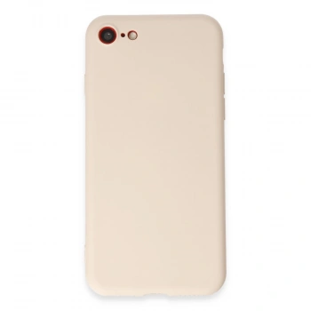 İphone 7 Kılıf First Silikon - Krem