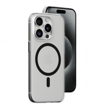 Joko İphone 15 Pro Max Kılıf Bubble Magsafe Kapak - Siyah