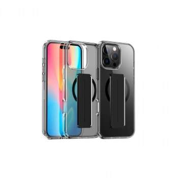 Joko İphone 16 Pro Max Kılıf Alfa Magsafe Standlı Kapak - Siyah