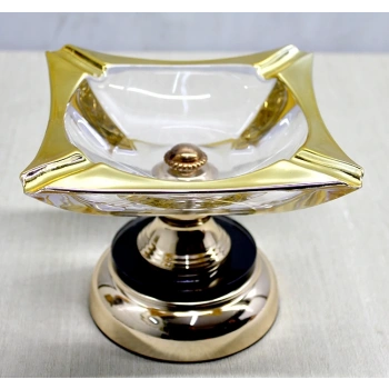 Metal Ayaklı Cam Küllük Alk4879