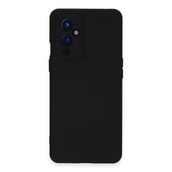 One Plus 9 Kılıf Nano İçi Kadife Silikon - Siyah