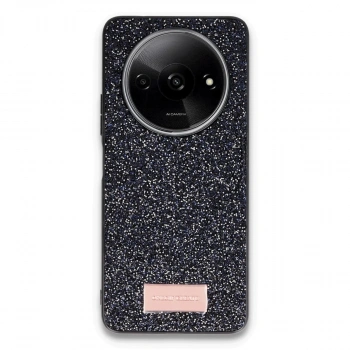 Onegif Xiaomi Redmi A3 4g Bright Simli Kapak - Siyah