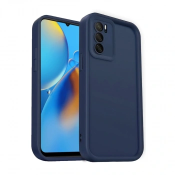 Oppo A16 Kılıf Viera Silikon - Lacivert