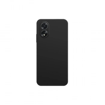 Oppo A38 Kılıf First Silikon - Siyah