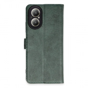 Realme 12 Lite Kılıf Trend S Plus Kapaklı Kılıf - Yeşil