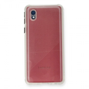 Samsung Galaxy A01 Core Kılıf Miami Şeffaf Silikon - Şeffaf