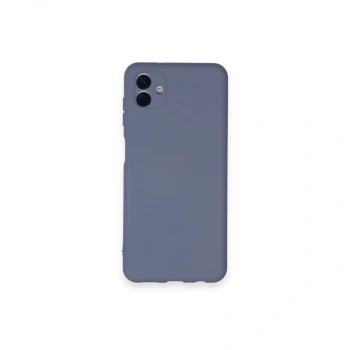 Samsung Galaxy A04 Kılıf Nano İçi Kadife Silikon - Gri