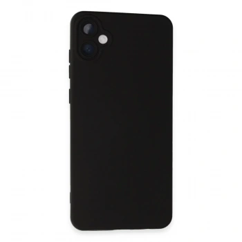 Samsung Galaxy A05 Kılıf Nano İçi Kadife Silikon - Siyah