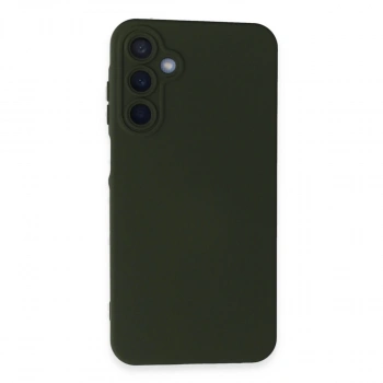 Samsung Galaxy A05s Kılıf Nano İçi Kadife Silikon - Koyu Yeşil