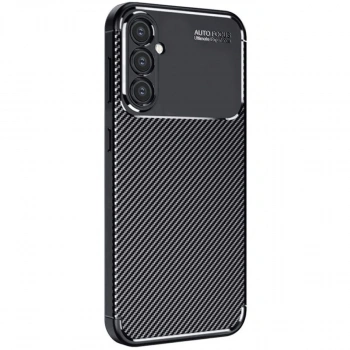 Samsung Galaxy A16 5g Kılıf Auto Focus Karbon Kapak - Siyah