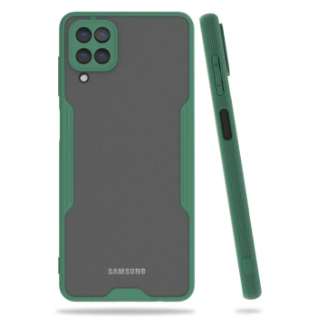 Samsung Galaxy A22 Kılıf Platin Silikon - Yeşil
