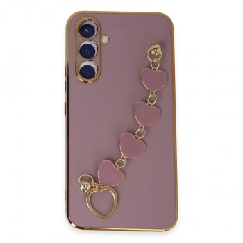 Samsung Galaxy A54 5g Kılıf Esila Silikon - Mor