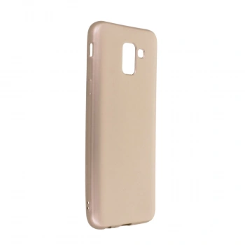 Samsung Galaxy J6 Kılıf First Silikon - Gold