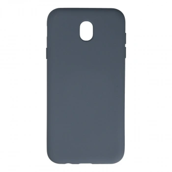 Samsung Galaxy J7 Pro / J730 Kılıf Nano İçi Kadife Silikon - Gri