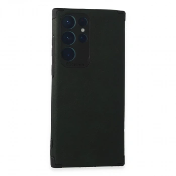 Samsung Galaxy S22 Ultra Kılıf Loop Deri Silikon - Yeşil