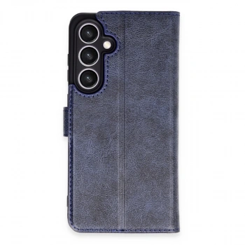 Samsung Galaxy S24 Fe Kılıf Trend S Plus Kapaklı Kılıf - Lacivert