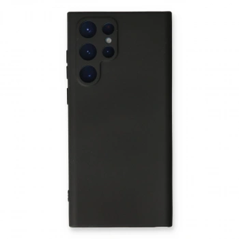 Samsung Galaxy S24 Ultra Kılıf Nano İçi Kadife Silikon - Siyah