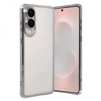 Samsung Galaxy S25 Edge Razer Lensli Silikon - Gümüş