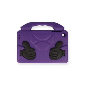 Samsung Galaxy X200 Tab A8 10.5 Kılıf Like Stantlı Tablet Silikon - Mor