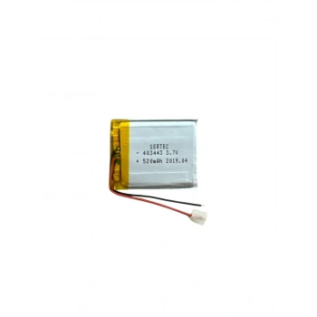 Sertec 403443 3.7v 520 Mah Li-polymer Pil (devreli/1.5a)