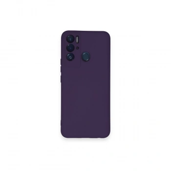 Tecno Pova Neo Kılıf Nano İçi Kadife Silikon - Mor
