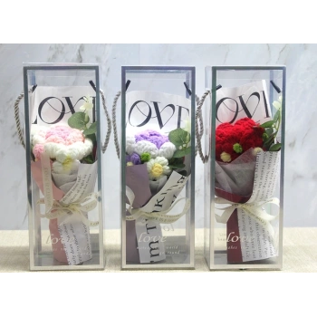 Tekli El Örgüsü Gül Buketi Alk4967