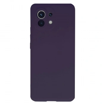 Xiaomi Mi 11 Kılıf Nano İçi Kadife Silikon - Mor